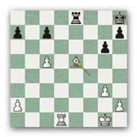 diagram 30.Bxe5+...