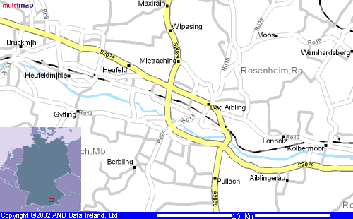 Karte Bad Aibling