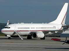 Diese Boeing 737 k�nnte bei der Entf�hrung el Masris eine Rolle gespielt haben