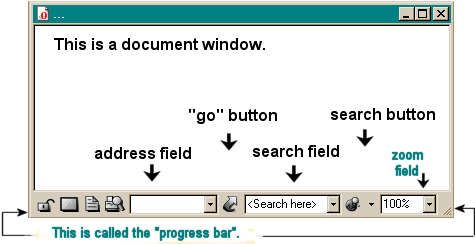 image of document window